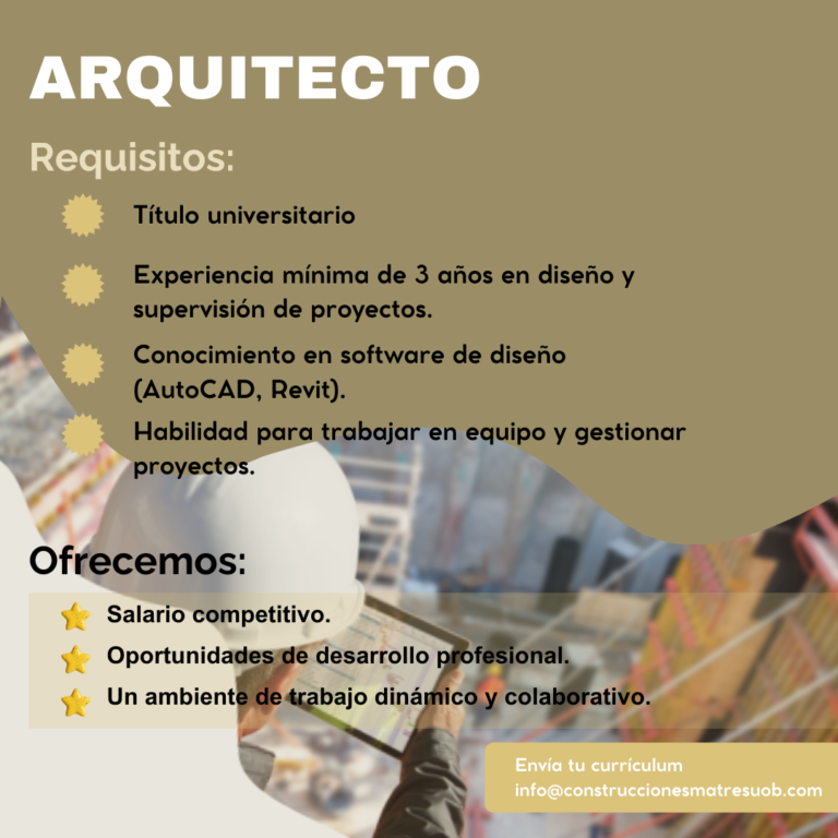 Puesto de arquitecto