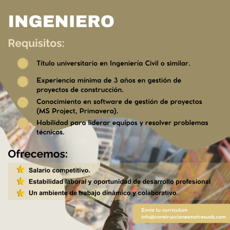 puesto de ingeniero